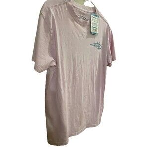 Men's short sleeve size large T-shirt. 'reel life'- live relaxed, casual, surf